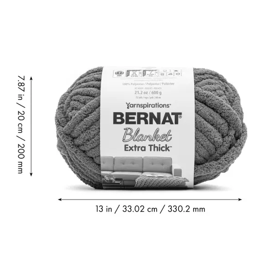 Bernat Blanket Extra Thick 600g 12 pack-Plantain {6}