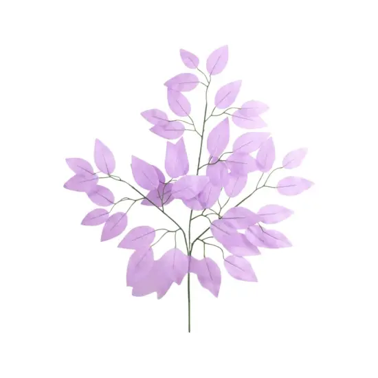 23" Silk Ficus Spray: Lavender (Set of 12) {2}