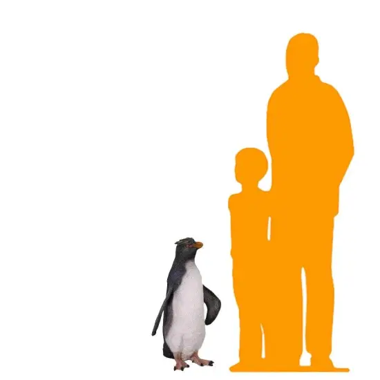 Rock Hopper Penguin Statue {2}