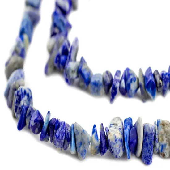 The Bead Chest Rustic Lapis Lazuli Chip Beads (5-15mm) {1}