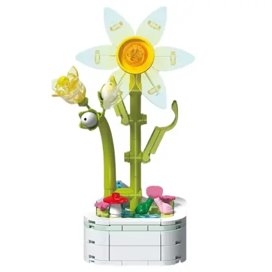 Narcissus Building Brick Potted Flower F07M9-10(103)-I4 {2}