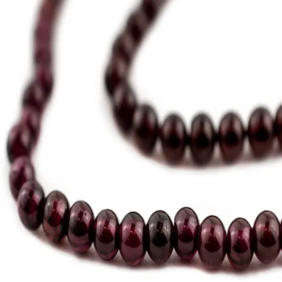 The Bead Chest Round Garnet Beads 4-5mm Red Gemstone 16 Inch Strand {1}