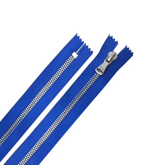 5MM One Way Closed Bottom Zipper Royal Tape Nickel Teeth 7&ndash;20 Inche {5}