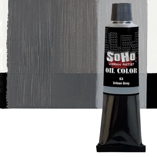 SoHo Urban Artist Oil Paint - 2 Pack, Urban Grey 2 Pack - 170 ml Tube - Best Valued Oil Colors for Painting with Excellent Pigment Load {3}