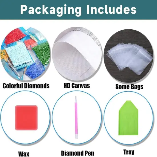 Wolf Diamond Art Kit-5D Diamond Painting for Adults, Wolf Adult Diamond Painting Kits, Gem Painting Kit Arts for Wall Home Decor Arts Craft 12x16inch {5}