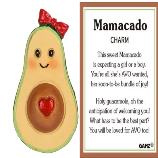 Mom To Be - Mamacado Charm {1}