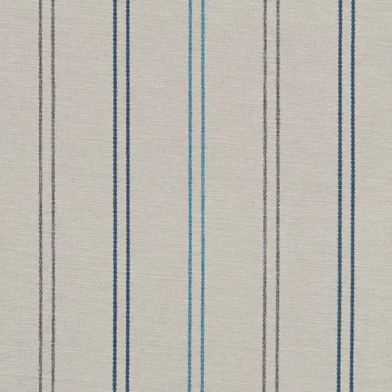 Fog - Grey & Silver Stripe Upholstery Fabric 54 Inches" {1}