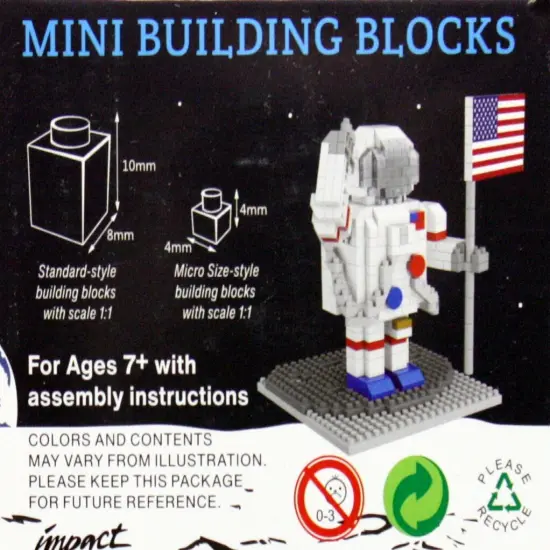 Mini Building Blocks - Astronaut {5}