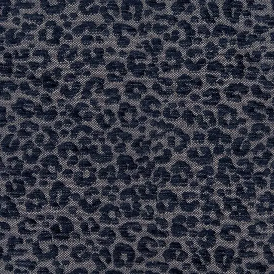 Upholstery Fabric - Blue Animal Print Upholstery Fabric 54 Inches" {1}