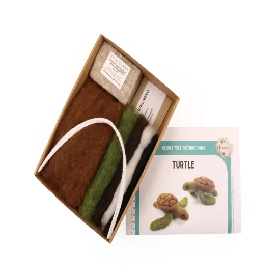 Felting Kit - Turtle Needle Felt Kit {4}