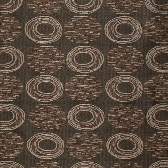 Ebony - Black AbstractGeometric Upholstery Fabric 54 Inches" {1}