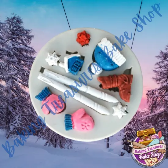 WINTER TIME FUN Silicone Mold {1}
