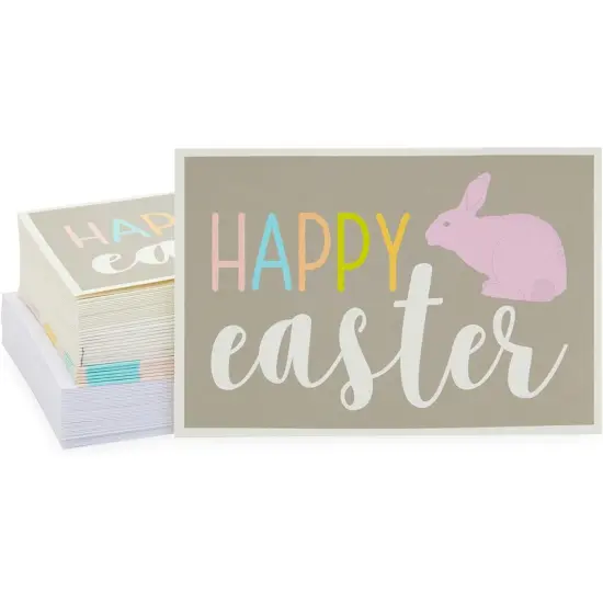 Happy Easter Blank Greeting Cards with Envelopes, 6 Designs (4x6 In, 36 Pack) Multicolor {4}