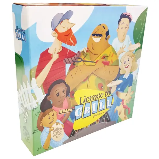 Greater Than Games | License to Grill | Polyomino Placement Game | Family Placement Game | 3 to 5 Players | Ages 14+ | 30 to 45 Minutes {1}