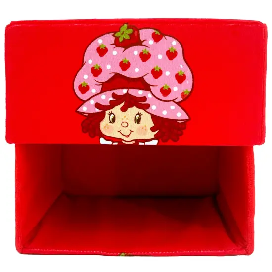 Strawberry Shortcake: Storable 10" Box - Red Character Themed Bin, Fabric Storage Container, Opening Top Lid, Holds Toys-Books-Games & More, Licensed {4}