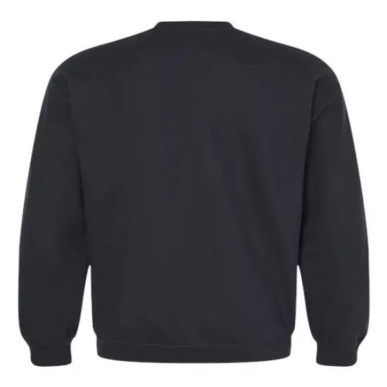 Gildan&reg; Midweight Crewneck Long Sleeve Sweatshirt Black {2}