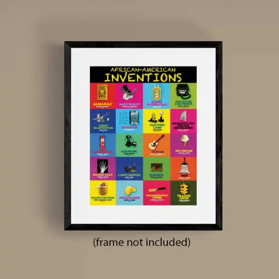 African American Inventors Poster (Color), 18"x24", Unframed {3}