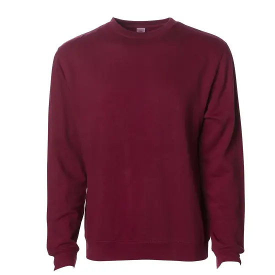 Gildan&reg; Midweight Crewneck Long Sleeve Sweatshirt Maroon {1}