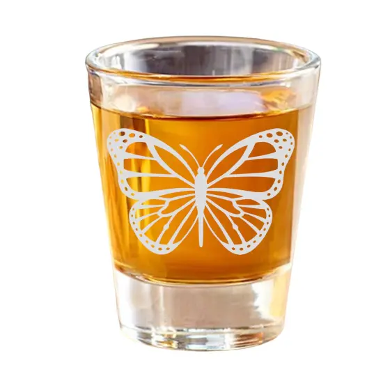 2oz Monarch Shotglass LASER {1}