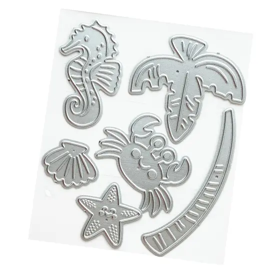 Pebbles Fun In The Sun Metal Die Set-6/Pkg {4}