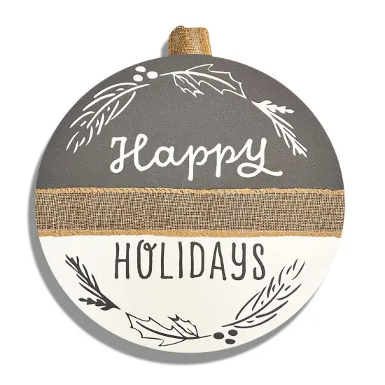 Happy Holidays Door Hanger {2}
