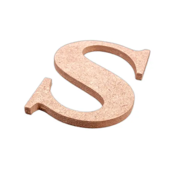 Little Birdie MDF Alphabets Upper Case 4" 1/Pkg-S {3}