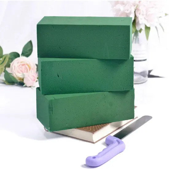 3PCS Floral Foam Bricks, Florist Flower Foam Green Blocks Flower Arrangement Brick Supplies for Florist Craft {3}