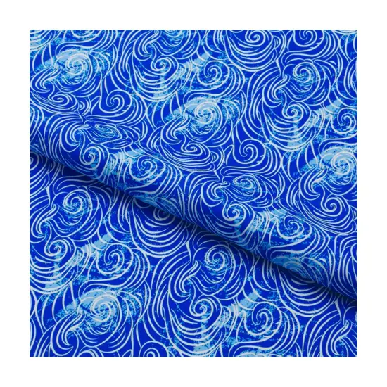 Heavy Winds Printed Spandex Fabric Multicolor {5}