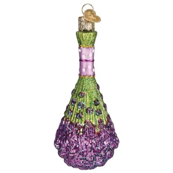 Old World Christmas 4.25 In Bunch Of Lavender Tree Ornament , Ornament Scented Bush Purple {2}