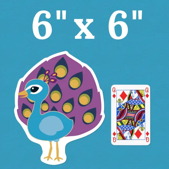 Carson Dellosa &ndash; You-Nique Peacocks Colorful Cut-Outs, Classroom D&eacute;cor, 36 Pieces {3}