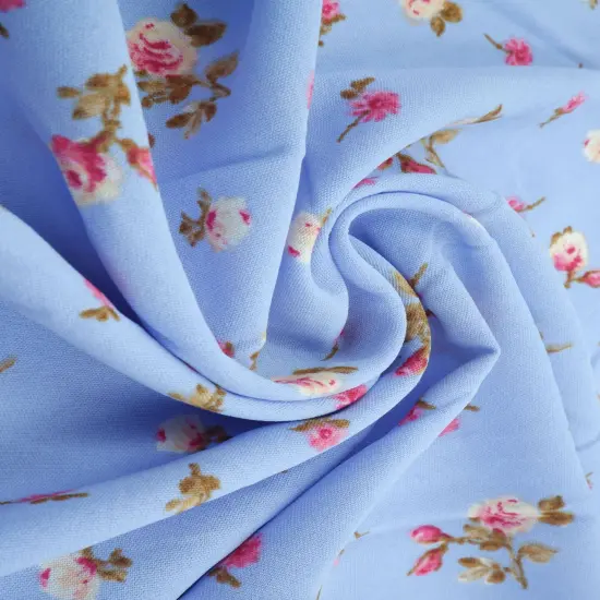 1 Yard Ditsy Floral Flower CEY Print Woven Fabric Lightweight 58/59 Inches Wide LAVENDER {5}