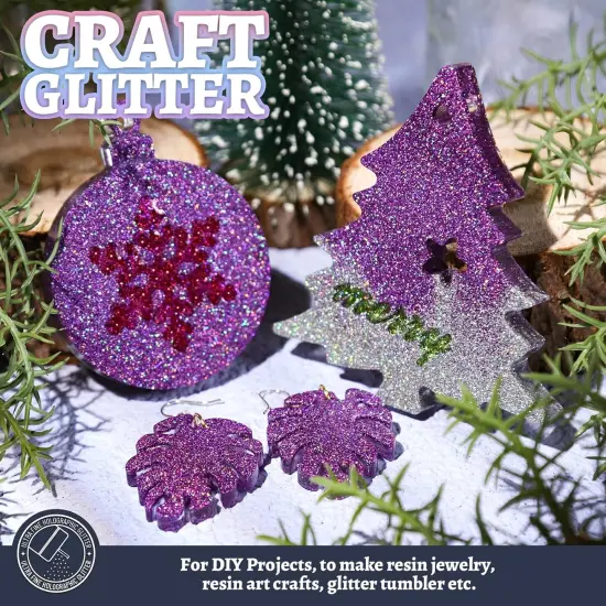 180G/6.35OZ Holographic Ultra Fine Glitter for Resin {4}