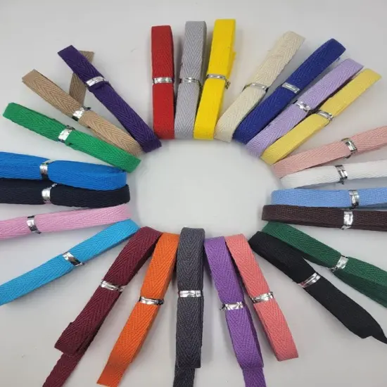 Cotton Twill Tape Ribbon - 50 Yards (25 Colors) {4}