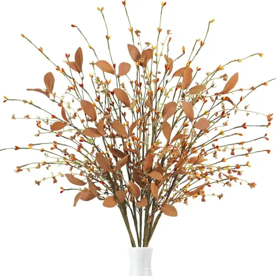 8Pcs Fall Floral Stems {1}