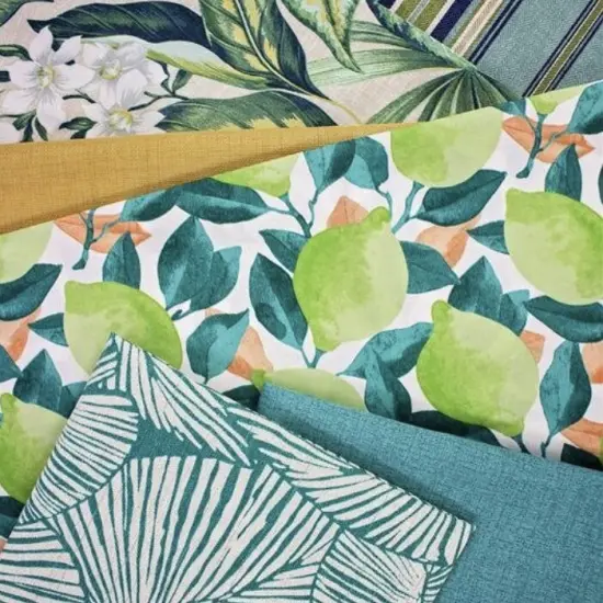 Richloom Solarium TAHITI - Outdoor/Indoor Fabric Navy {5}