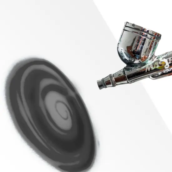 Black Airbrush Temporary Tattoo Body Paint Makeup, 8 oz. {3}