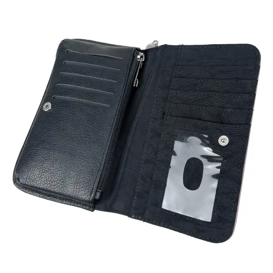 Lavender & Purple Alice ID Wallet - Snap Close Fashion Wristlet {7}