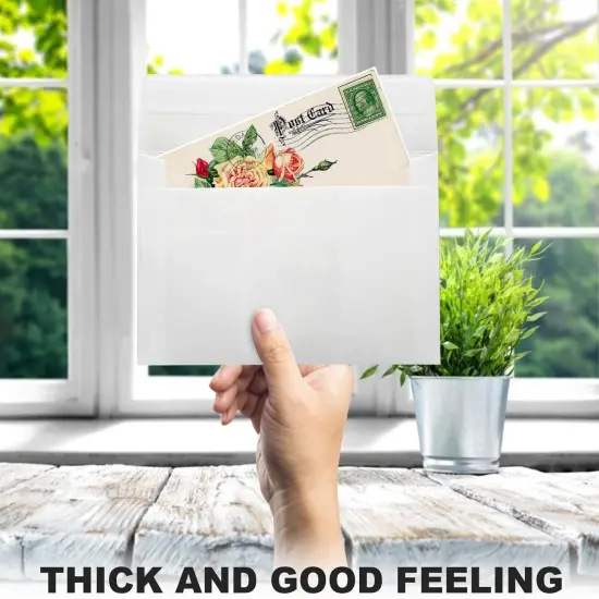 50 Packs A7 Envelopes,5x7 Envelopes,5x7 Envelopes for Invitations,Printable invitation envelope,Photos, postcards, greeting cards, mailings, Wedding Self-sealing Envelopes (Sage Green) {1}