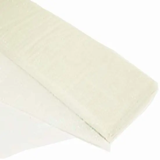 10 Yard Sparkling Glitter Tulle Fabric Bolt for Wedding Party Decoration 54 Inch Width Ivory {1}