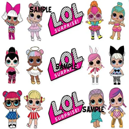 Surprise Doll Edible Cake Topper {1}