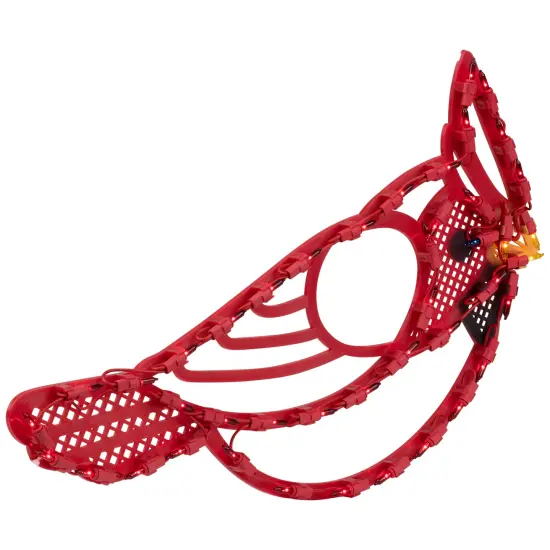 Northlight Lighted Cardinal Bird Christmas Window Silhouette - 12.5" - Red and Yellow Lights {6}