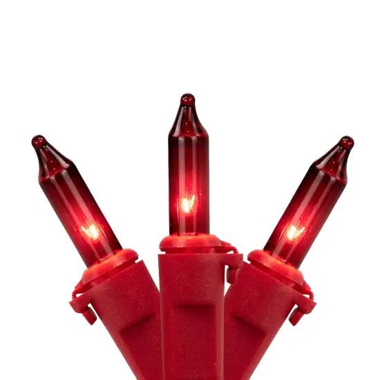 Northlight Mini Christmas Lights - Red -20' Red Wire - 100ct {1}