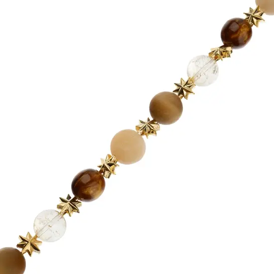 John Bead 10mm Solar System Universe Galaxy 7" Bead Strand Venus {1}