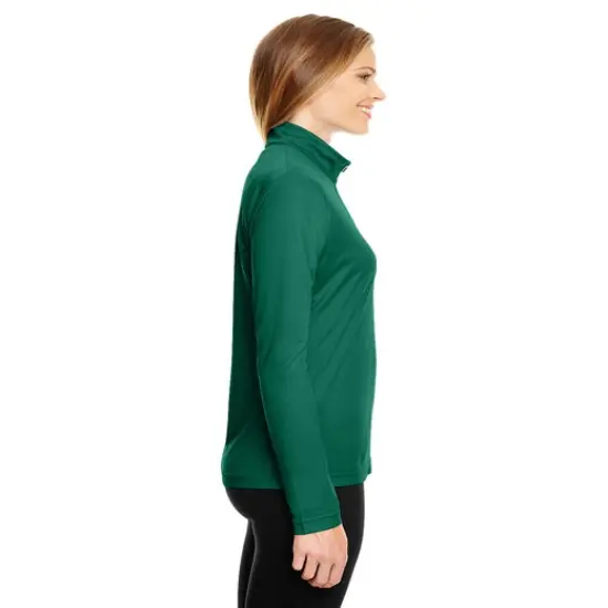 Team 365&reg; Ladies' Zone Performance Quarter-Zip SPORT GRAPHITE {6}