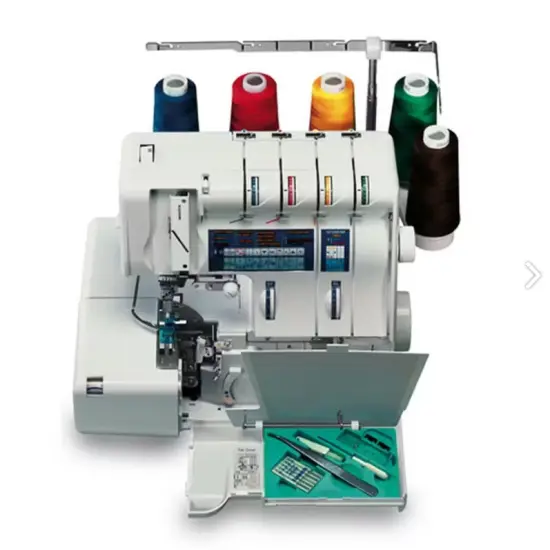 Elna 745 Five Thread Serger and Cover Stitch Machine {2}