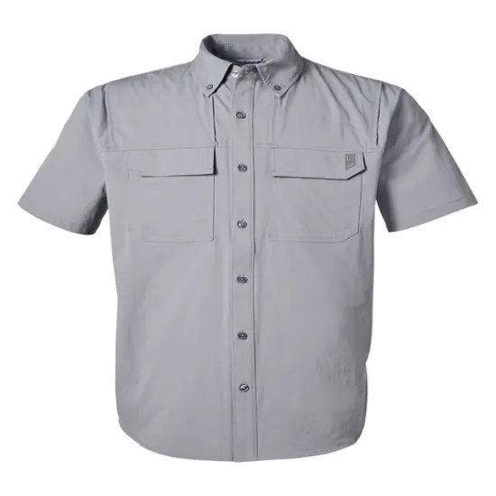 HUK&reg; Men's Creekbed Short Sleeve Shirt Night owl {1}