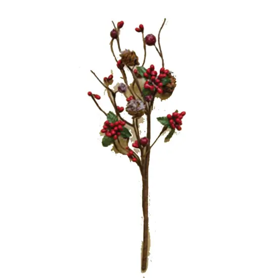 12&rdquo;Long Fancy Winter Berry Pick Perfect for Christmas Arrangements or Wreaths {1}