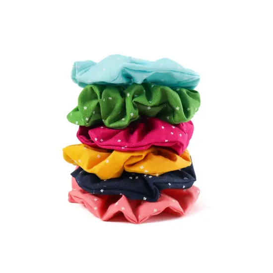 Crosscut Sewing Co.&reg; Scrunchie Sewing Project Kit for Beginners with Fabric, Instructions and Video Blossom {4}