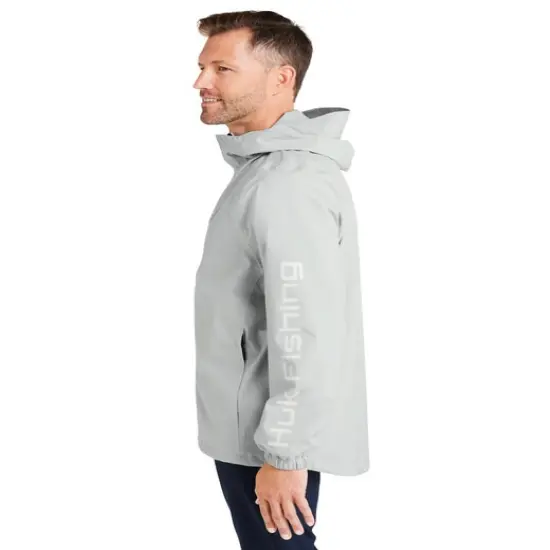 HUK&reg; Men's Storm Rain Jacket Harbor mist {6}