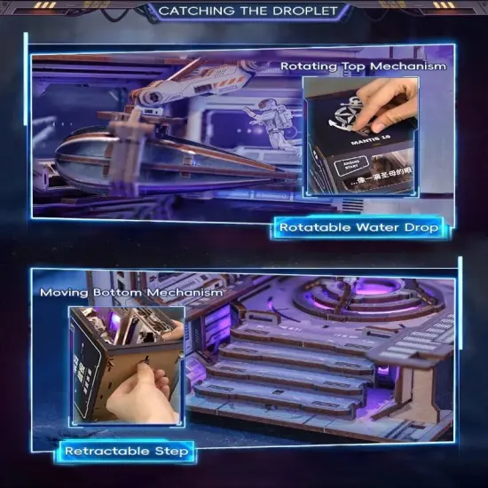 Book Nook Wizardi Miniature - Red Coast Base Roombox Kit {6}